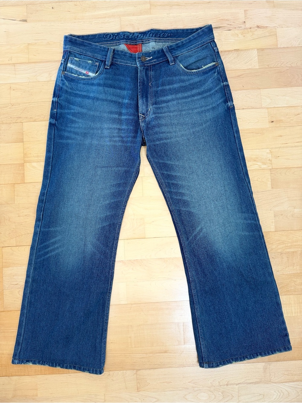 Diesel Thanaz Made in Italy Men’s W36 Distressed Slim Jeans Y2K
